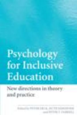 Psychology for Inclusive Education : New Directions in Theory and Practice