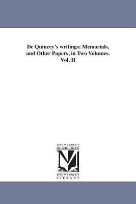 De Quincey's Writings
