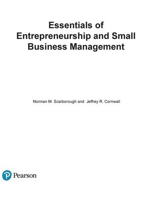 Essentials of Entrepreneurship and Small Business Management