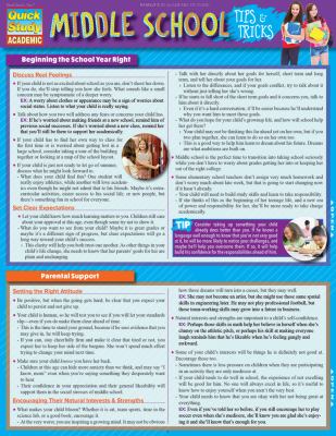 Middle School Tips and Tricks