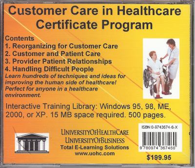 Customer Care in Healthcare Certificate Program