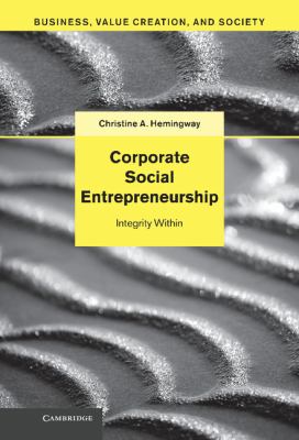 Corporate Social Entrepreneurship : Integrity Within