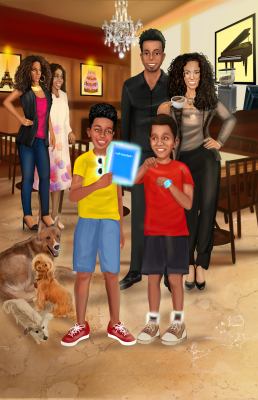 Ollie and Joey Go to a Café