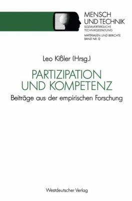 Partizipation und Kompetenz : Beiträge Aus der Empirischen Forschung