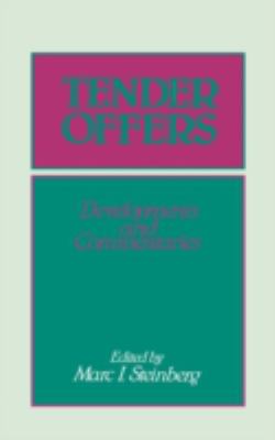 Tender Offers : Developments and Commentaries