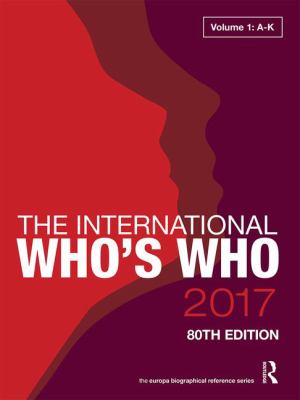 The International Who's Who 2017