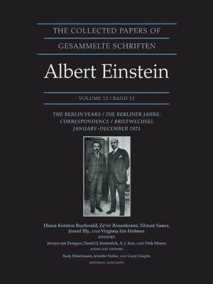 The Collected Papers of Albert Einstein, Volume 12 : The Berlin Years: Correspondence, January-December 1921 - Documentary Edition
