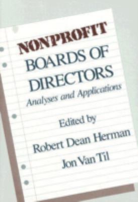 Nonprofit Boards of Directors : Analyses and Applications