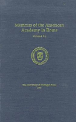 Memoirs of the American Academy in Rome