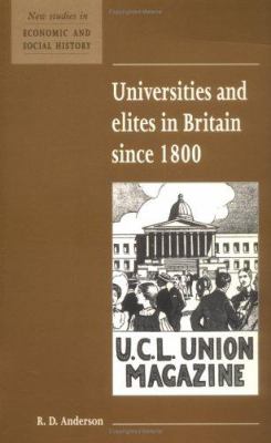 Universities and Elites in Britain since 1800