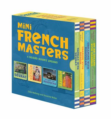 Mini French Masters Boxed Set : 4 Board Books Inside! (Books for Learning Toddler, Language Baby Book)