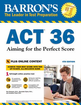 ACT 36 with Online Test : Aiming for the Perfect Score