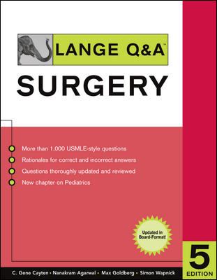 Lange Q&a Surgery, Fifth Edition