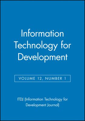 Information Technology for Development, Volume 12, Number 1
