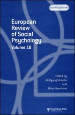 European Review of Social Psychology: Volume 18