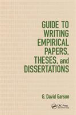 Guide to Writing Empirical Papers Theses and Dissertations