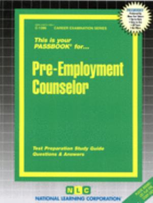 Pre-Employment Counselor