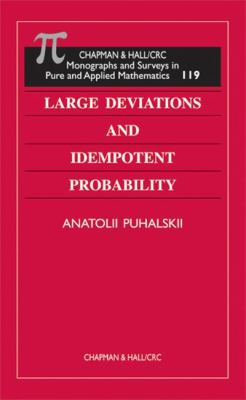 Large Deviations and Idempotent Probability