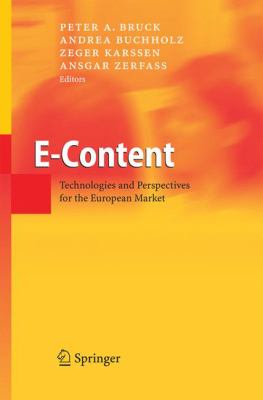 E-Content : Technologies and Perspectives for the European Market