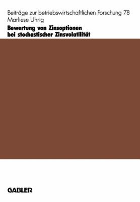 Bewertung Von Zinsoptionen Bei Stochastischer Zinsvolatilitat : Ein Inversionsansatz