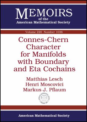 Connes-Chern Character for Manifolds with Boundary and Eta Cochains