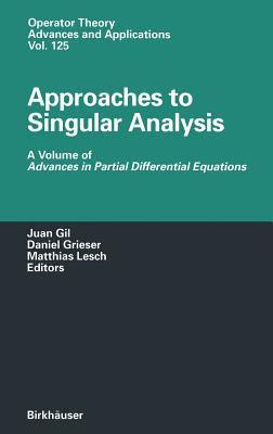 Approaches to Singular Analysis : A Volume of Advances in Partial Differential Equations