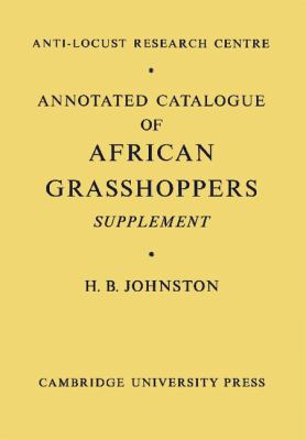 Annotated Catalogue of African Grasshoppers : Supplement