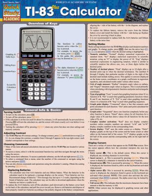 TI-83 Plus Calculator