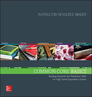 Common Core Basics, Instructor Resource Binder Package