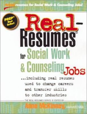 Real-Resumes for Social Work and Counseling Jobs