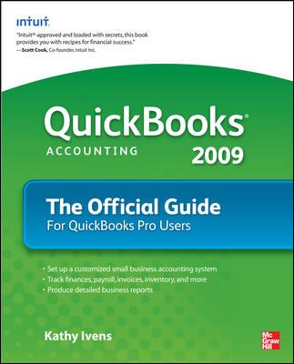 QuickBooks 2009 the Official Guide