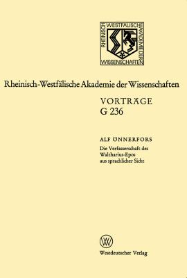 Die Verfasserschaft des Waltharius-Epos Aus Sprachlicher Sicht