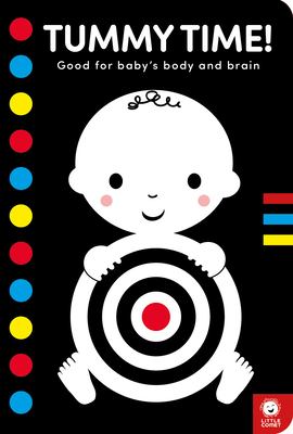 Tummy Time! : A High-Contrast Fold-Out Book with Mirror