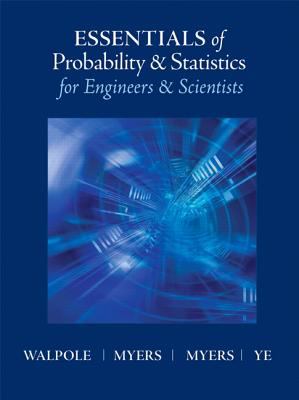 Essentials of Probability and Statistics for Engineers and Scientists