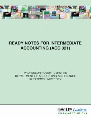 Intermediate Accounting Ready Notes