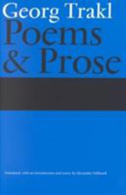 Georg Trakl : Poems and Prose