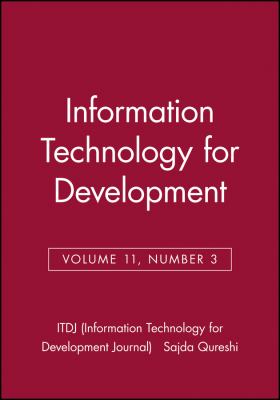 Information Technology for Development, Volume 11, Number 3