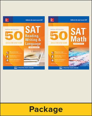 McGraw-Hill Education Top 50 SAT Skills Savings Bundle, Second Edition