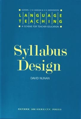 LANGUAGE TEACHING. A SCHEME FOR TEACHER EDUCATION: SYLLABUS DESIGN