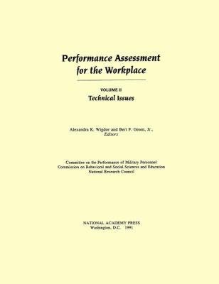 Performance Assessment for the Workplace Vol. II : Technical Issues
