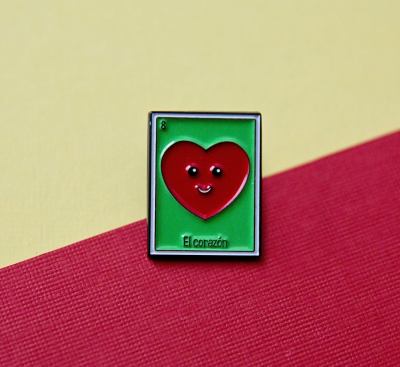 Loteria Heart Pin : Lil' Pins