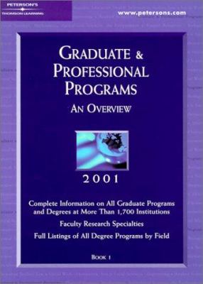 Peterson's Graduate and Professional Programs : An Overview