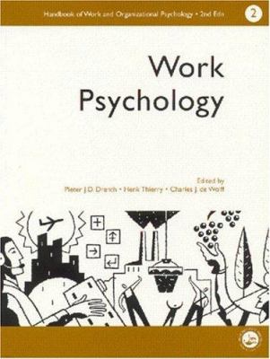 A Handbook of Work and Organizational Psychology : Volume 2: Work Psychology