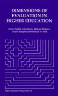 Dimensions of Evaluation in Higher Education : Report of the I. H. M. E. Study Group on Evaluation in Higher Education