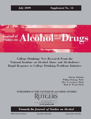 College Drinking : New Research from the National Institute on Alcohol Abuse and Alcoholism's Rapid Response to College Drinking Problems Initiative