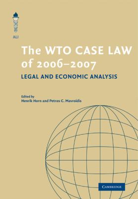 The WTO Case Law Of 2006-7