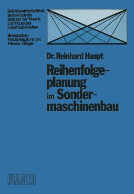 Reihenfolgeplanung Im Sondermaschinenbau