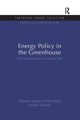 Energy Policy in the Greenhouse : From Warming Fate to Warming Limit