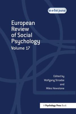 European Review of Social Psychology: Volume 17