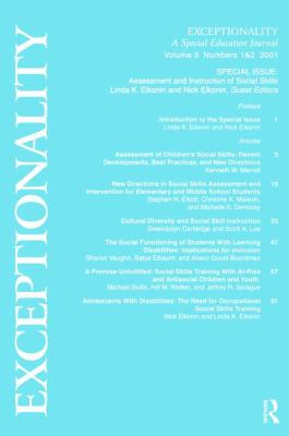 Assessment and Instruction of Social Skills : A Special Double Issue of Exceptionality